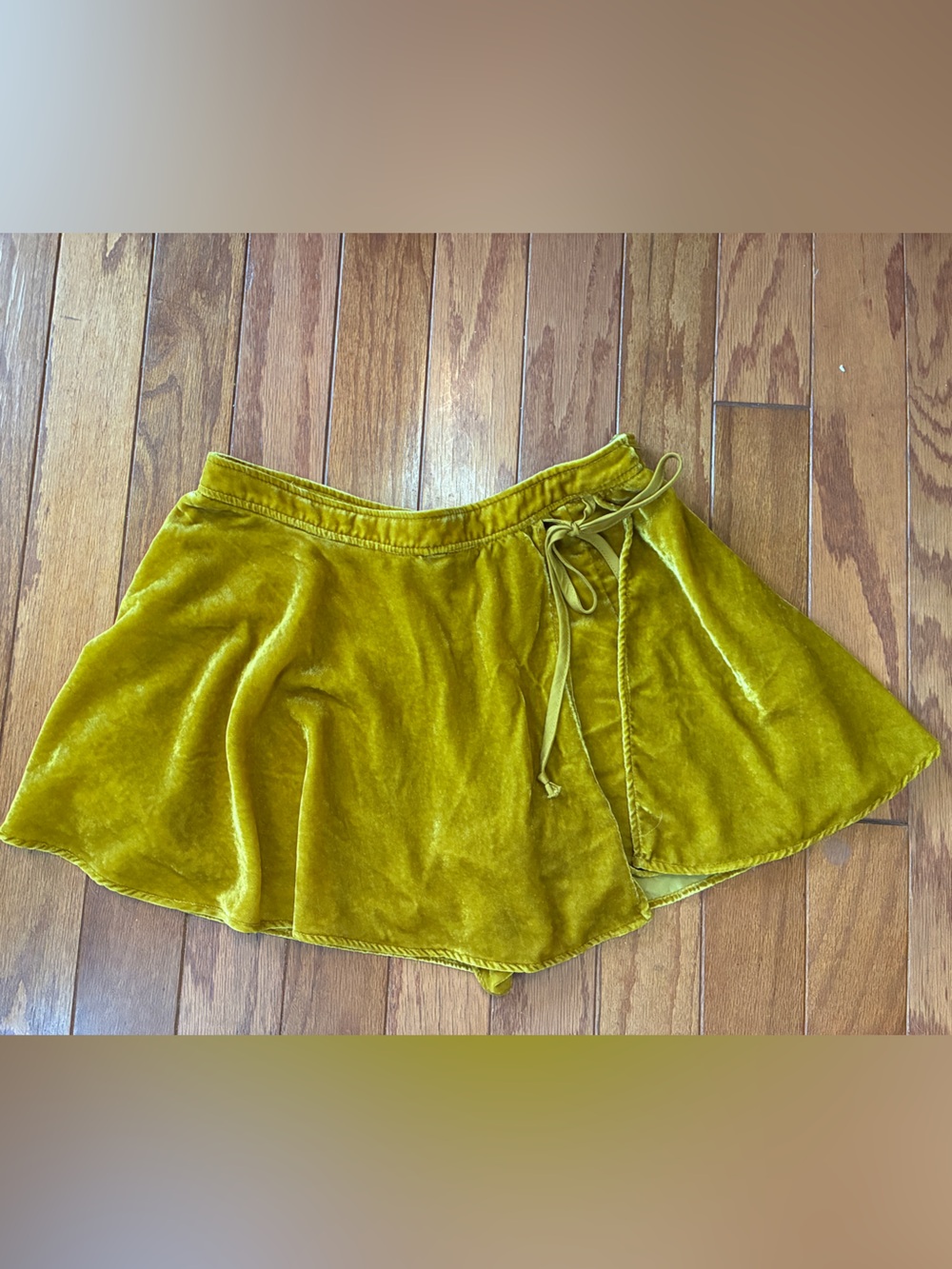 Free People Velvet Skort